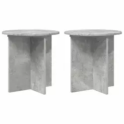 Stalak za biljke 2 pcs Betonska siva 40 x 40 x 40 cm