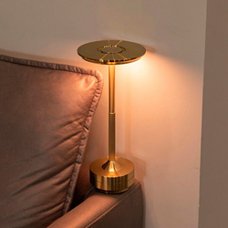 Opviq Stona lampa 407672, 13x28 cm, Zlatne boje