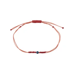 Pilgrim Zapestnica Birthstones antracit/svetlo rdeča