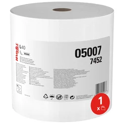 Kimberly Clark WYPALL L40 Papirni ubrus, Troslojni, Beli, 750 listova