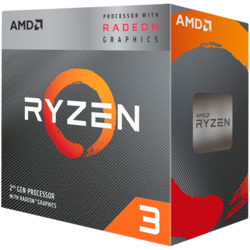 AMD CPU Desktop Ryzen 3 4C/4T 3200G (4.0GHz,6MB,65W,AM4) box, RX Vega 8 Graphics, with Wraith Stealth cooler
