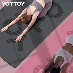 Yottoy Prostirka za jogu, 195x100cm, Siva