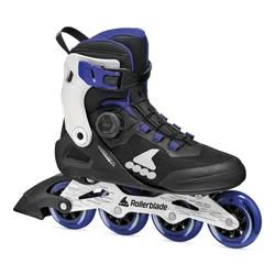 Moški rolerji Rollerblade Macroblade 84 Boa Black/Blue/Bone White EUR 43