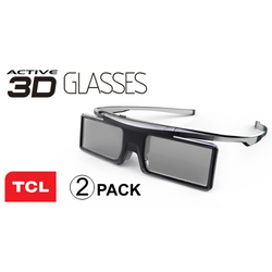 TCL GX21AB Active 3D Glasses Double Pack Black