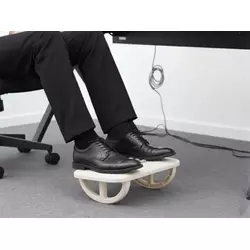 Ergonomski odmarac za noge sa podesivim nagibom ( PL-2504 ) - Beli