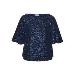 LASCANA Bluza temno modra
