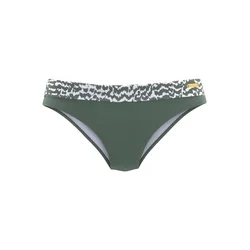 LASCANA Bikini hlačke oliva/bela