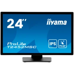 24 IPS Bonded PCAP, 10P Touch with AG and Anti-Finger print coating, 1920x1080, Flat Bezel Free Glass Front, HDMI, DisplayPort, 345cd/m2 (with touch)