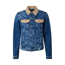 GUESS Prehodna jakna DILLON moder denim