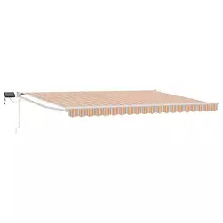 Ručna zlačivna tenda s LED diodama 4 × 3 m