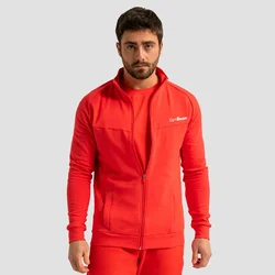 GymBeam Muška dukserica Zip Up Limitless Hot Red