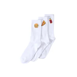 JACK & JONES Nogavice JACFOOD rumena / rdeča / temno rdeča / bela