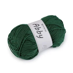 Pletena preja Abby 100 g - temno zelena