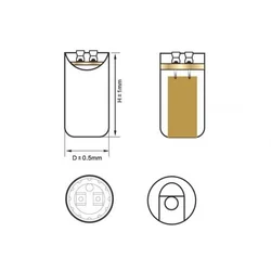 KONDEZATOR STARTNI 80-100MF GMC 4PIN 250V/50HZ