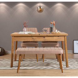 HANAH HOME Trpezarijski set Santiago Atlantice Stone