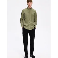 Reserved - Carrot pantalone od rebrastog somota