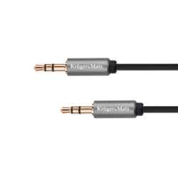 slomart 3.5mm stereo jack kabel Kruger&Matz Basic KM1227, 1.8m
