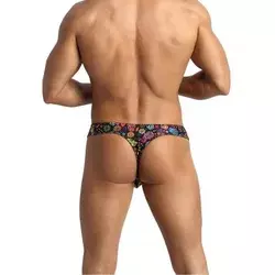 Muške sexy tange Mexico string, Šarene