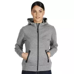 CAMERON LADY – Ženska dukserica sa kapuljačom i rajsferšlusom Boja: Pepeljasta, Veličina: XL