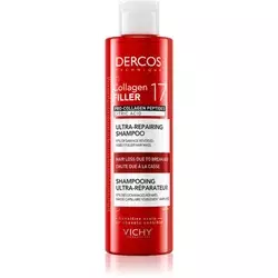 Vichy Dercos Collagen 17 Filler Ultra-obnavljajući šampon, 200 ml