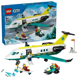 Igracka Lego Kocke City Emergency Air Ambulance Airplane 6+