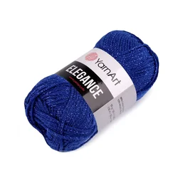 Pletena preja Elegance lurex 50 g - (106) kraljevsko modra