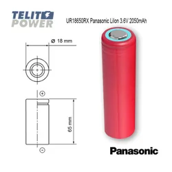 Panasonic Li-Ion 3.6V 2050mAh UR18650RX ( 1574 )