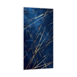 Canvas Slika na platnu Nadrealna simfonija 3, Sa ramom, 40 x 80 cm, Beli