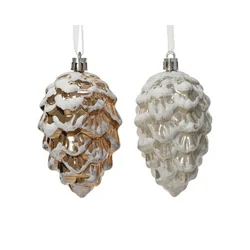 Dekordom dekoracija - hanging pinecone 9cm 028284 - rose - kmg ( 045626 )