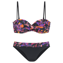 VIVANCE Bikini  lila / oranžna / rdeča / črna