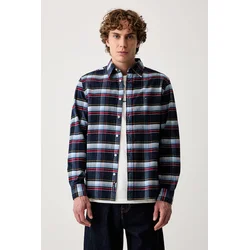 Tommy Jeans Srajca DM0DM23615 Mornarsko modra Regular Fit