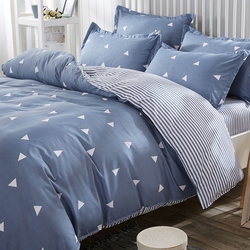 L`ESSENTIEL MAISON Posteljina Ucgen Blue