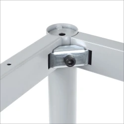 STEMA Kovinski okvir mize NY-A057/O. Ima okroglo nogo s premerom 5 cm. Dimenzije 76x76x72,5 cm. Siva.