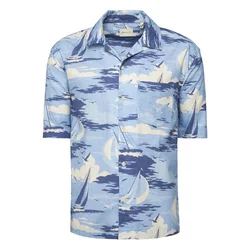 Gant Srajca 3250048 Modra Relaxed Fit