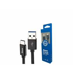 X WAVE USB kabl TIP-C/USB 3.0 (tip A-muški) -USB 3.1 (TIP C-muški)/dužina 1,2m/crni pvc