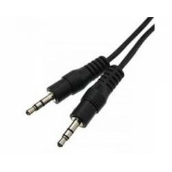 E-GREEN Kabl audio 3.5mm - 3.5mm MM 1.2m crni