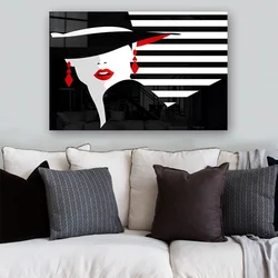Wallity Dekorativna slika na kaljenom staklu, 50x70cm, Šarena