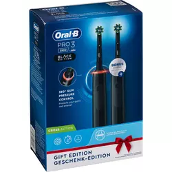 Oral-B PRO 3 3900 Duopack Black-Black Edition