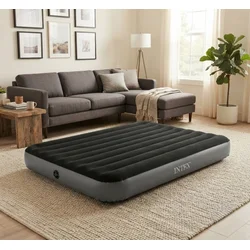 Intex Dura-Beam Vazdušni krevet Full Downy sa ugrađenom nožnom pumpom 191 × 137 × 25 cm ( 64762 )
