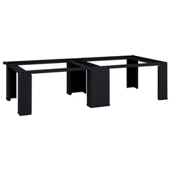 Pedestal za perilicu rublja 2 pcs Crna 127 x 54,5 x 32,5 cm