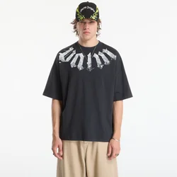 Majice Palm Angels Big Neck Logo Loose Tee Black/ Off White M
