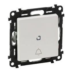 752116 TIPKALO ZA ZVONO S TINJ. 1P/6A/250V VALENA LIFE BIJELO