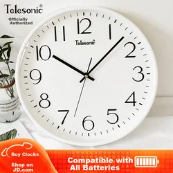 Telesonic Zidni sat, 30 cm, Beli