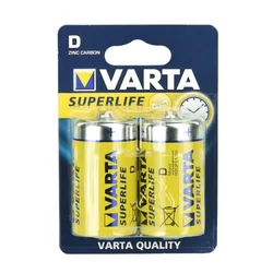 VARTA Superlife Tip D 1.5V R20 SUPER HEAVY DUTY, PAK2 CK, Cink-karbon baterije