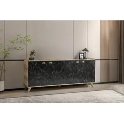 Hanah Home Komoda Sumer H3030 180x77,8x41cm Braon-Mermer