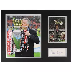 Sir Alex Ferguson Signed 16x12 Photo Display Man Utd Autograph Memorabilia COA