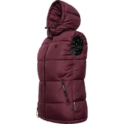 MARIKOO Brezrokavnik Eisflöckchen bež/bordo