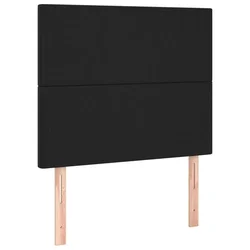 Uzglavlje crno 90x5x118/128 cm umjetna koža