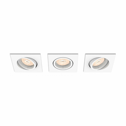 Philips 50193/31/PN - KOMPLET 3x ugradno svetlo ENNEPER 1xGU10/5,5W/230V