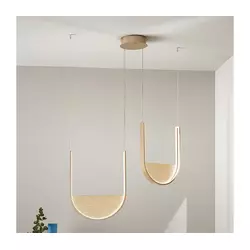 Ondaluce - LED prigušiva luster na sajli LOTUS LED/55W/230V zlatni